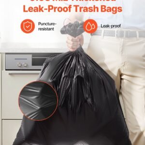 Drawstring Trash Bags, 30 Gallon 50 Count Tall Kitchen Trash Bags, Extra Thick Tough And Durable Garbage Bag, Recyclable Bin Bag With Drawstrings, For Home Kitchen, Office, RV & Camping