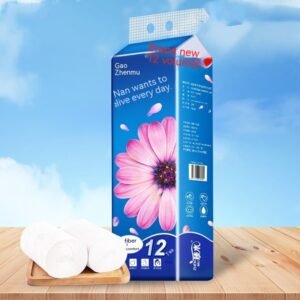 12 Rolls Of Native Wood Pulp Toilet Paper